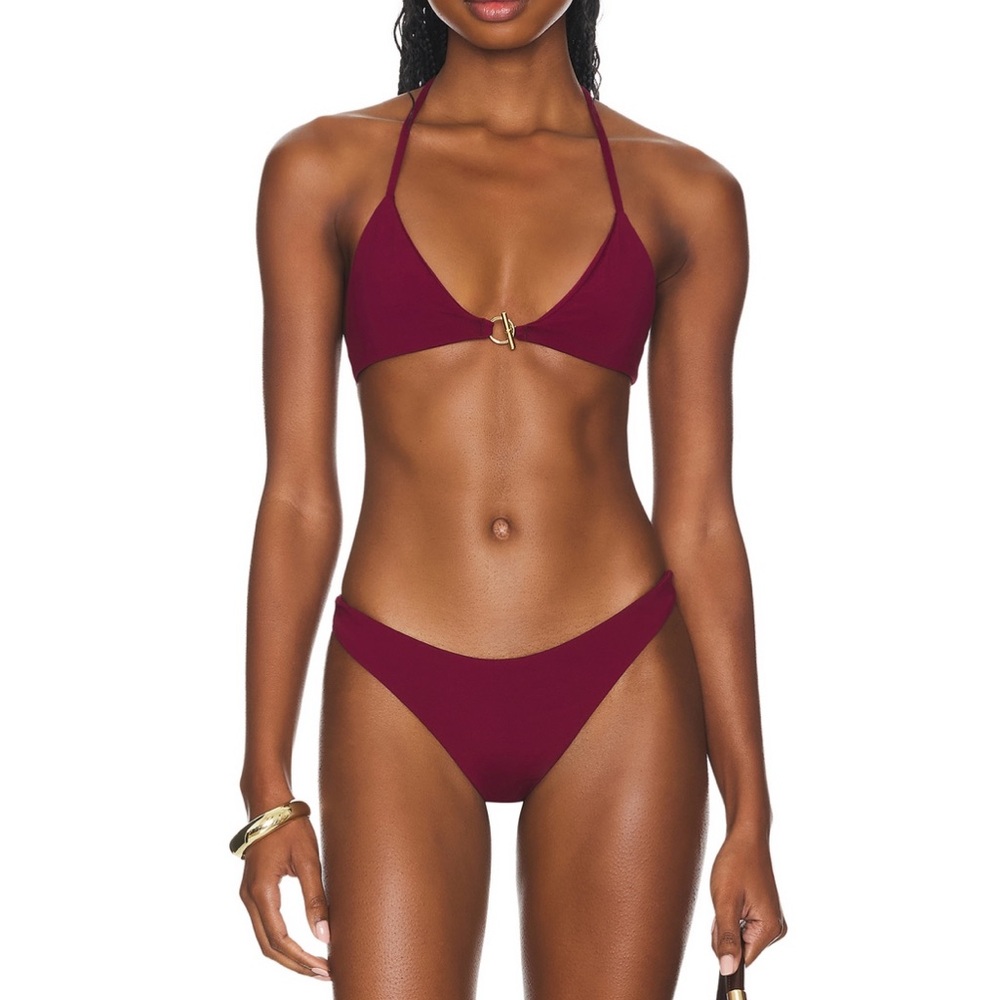 Women's Burgundy Bikini Set